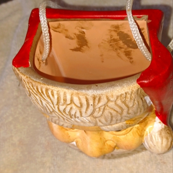 Vintage ceramic Santa  holder - Picture 3 of 7